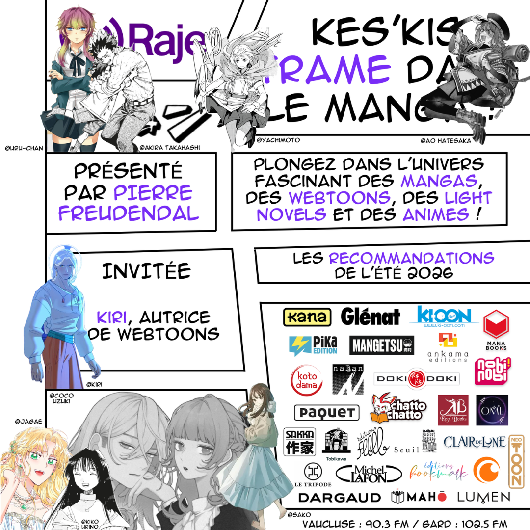 Kes'kis trame dans le manga ? - Les recommandations de l'été 2026